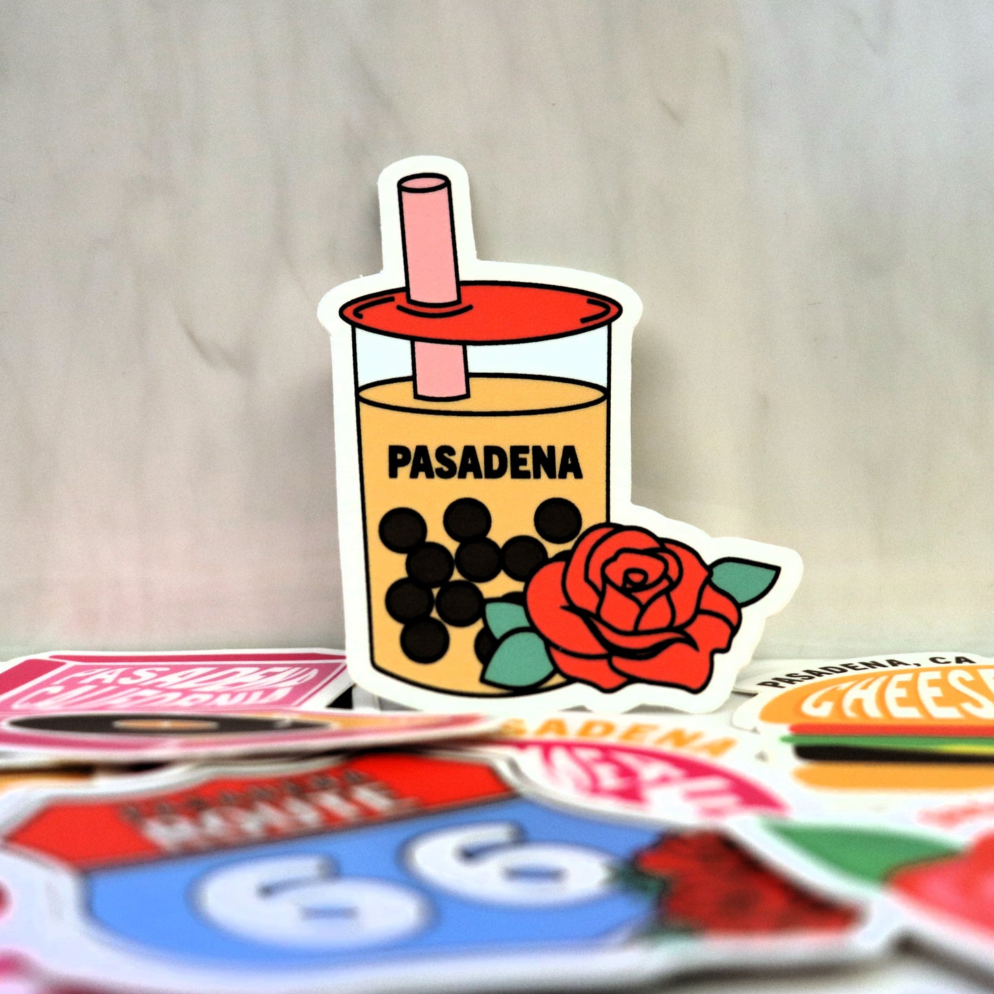 Pasadena Boba Sticker