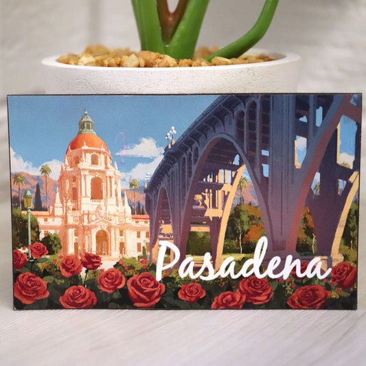 Pasadena City Hall and Bridge Art Magnet