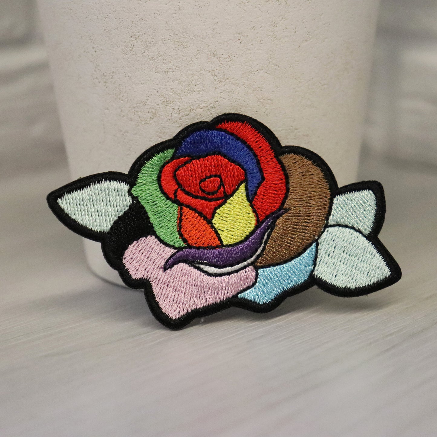 Rainbow Rose Patch